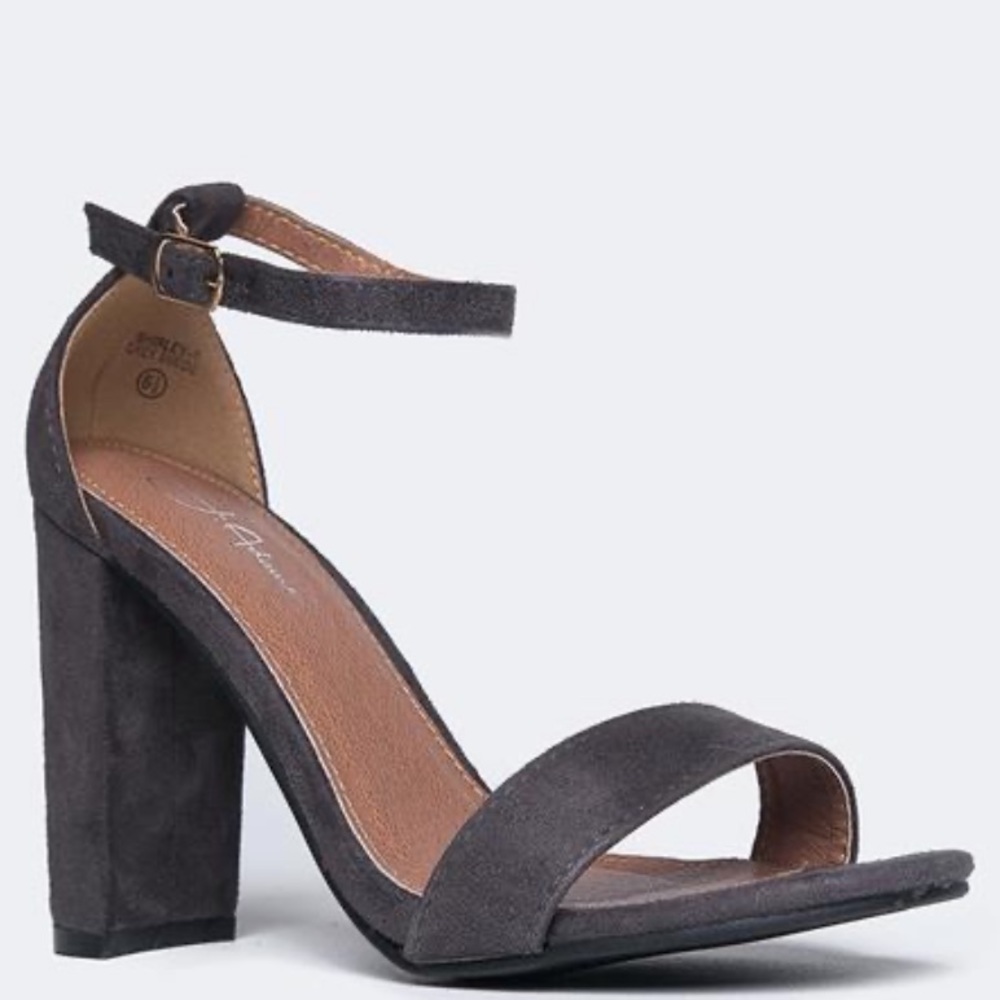 J. Adams Ankle Strap Suede Sandal